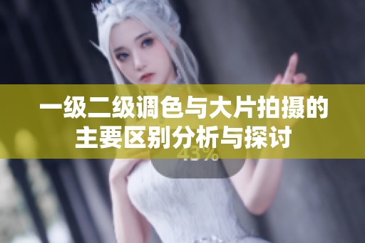 一级二级调色与大片拍摄的主要区别分析与探讨
