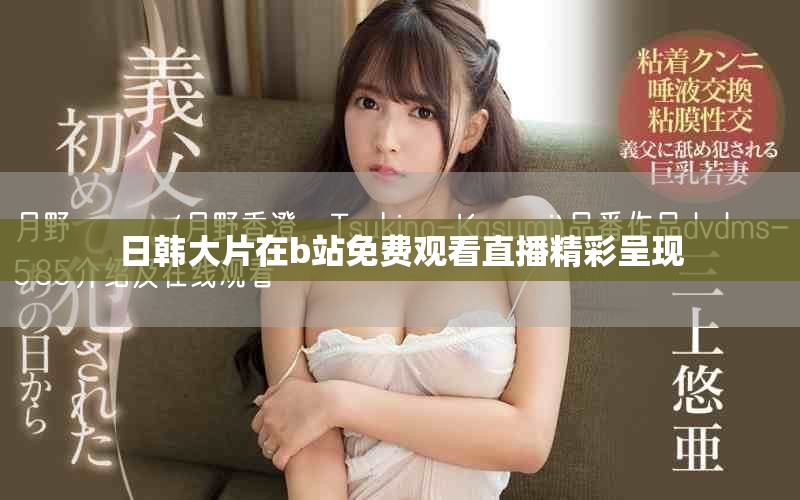 日韩大片在b站免费观看直播精彩呈现