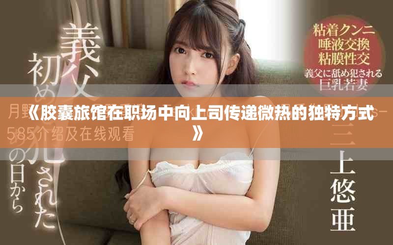 《胶囊旅馆在职场中向上司传递微热的独特方式》