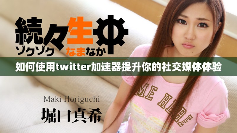 如何使用twitter加速器提升你的社交媒体体验