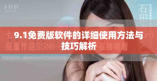 9.1免费版软件的详细使用方法与技巧解析