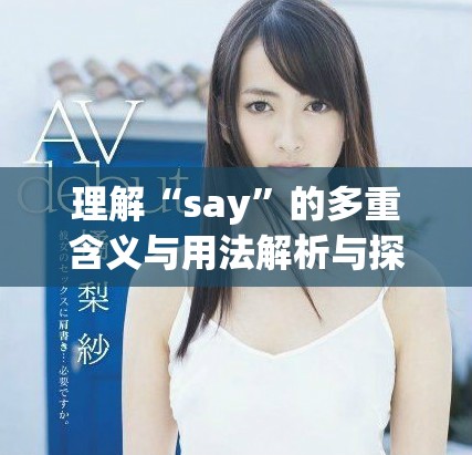理解“say”的多重含义与用法解析与探讨