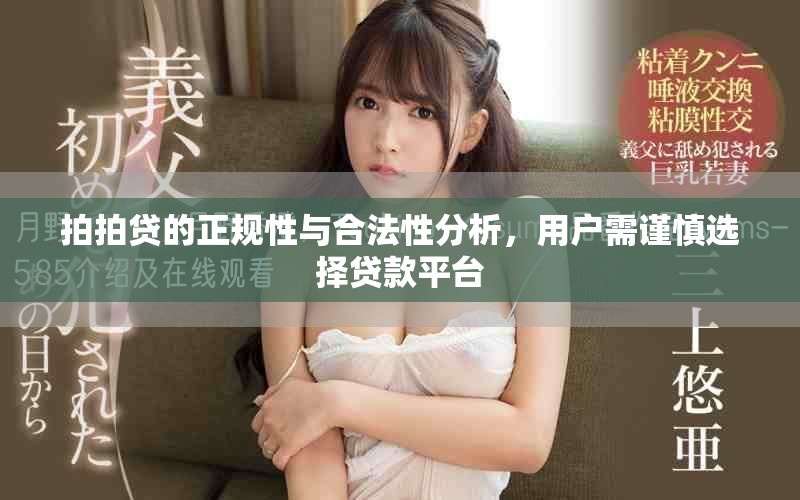 拍拍贷的正规性与合法性分析，用户需谨慎选择贷款平台