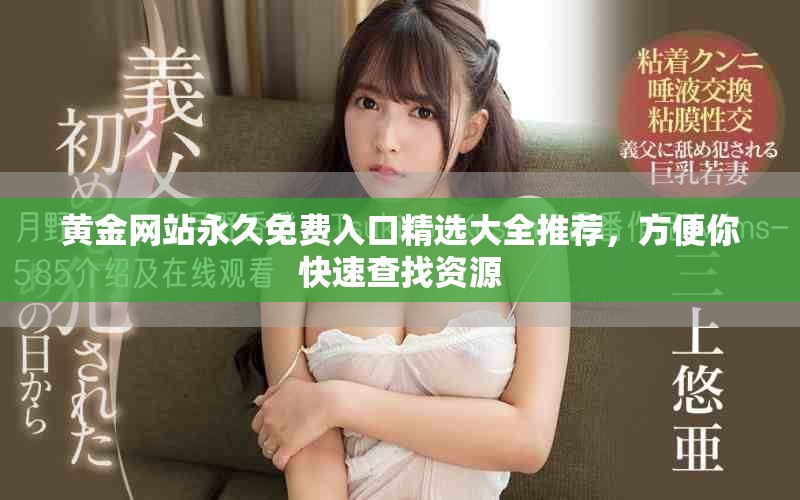 黄金网站永久免费入口精选大全推荐，方便你快速查找资源