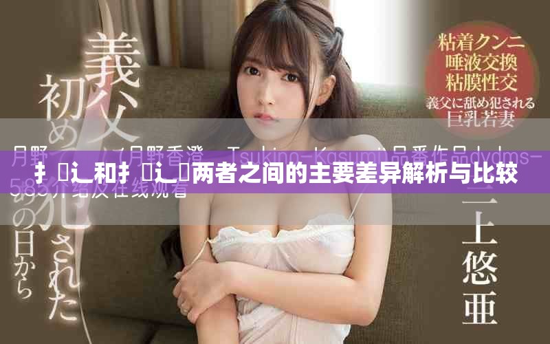 扌喿辶和扌喿辶畑两者之间的主要差异解析与比较
