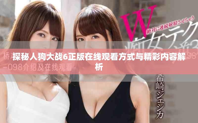 探秘人狗大战6正版在线观看方式与精彩内容解析